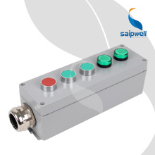 Caja de control de interruptor de botón a prueba de agua y cajas